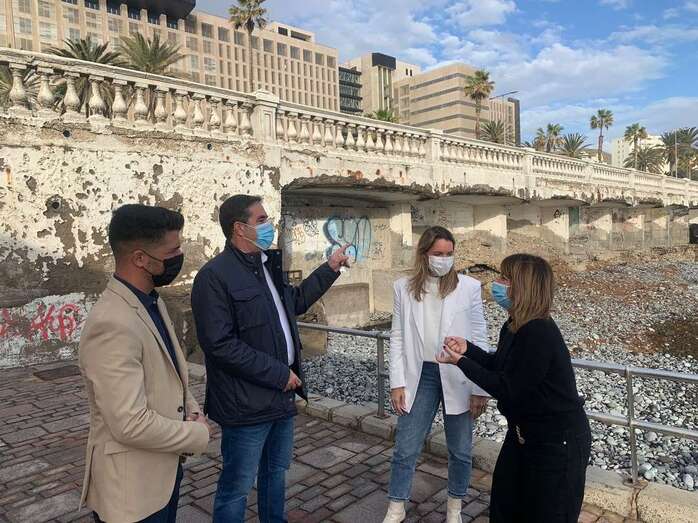 Los nacionalistas de CC, hoy en la capital grancanaria/TA.